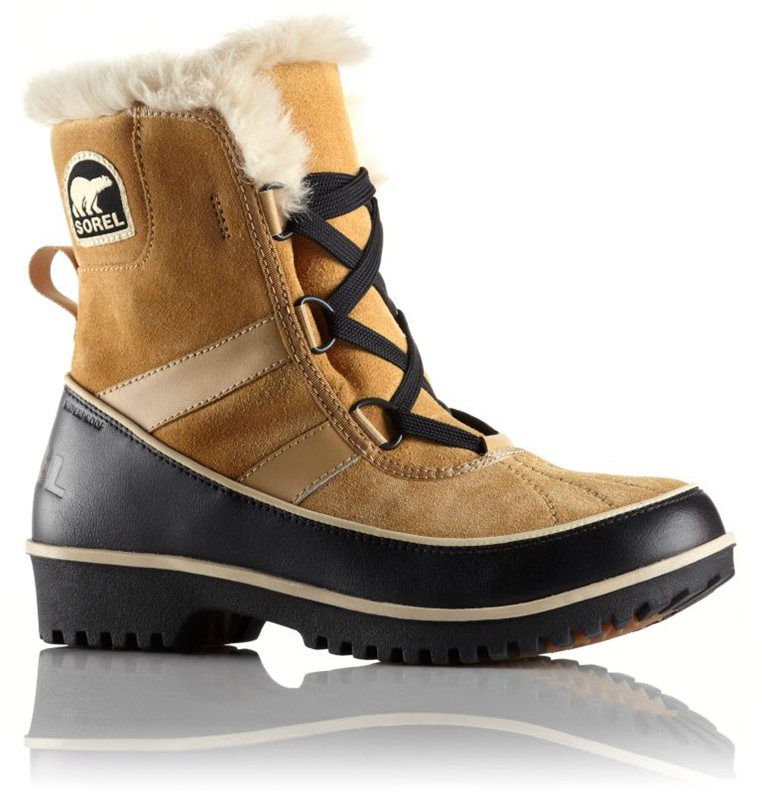 Womens Snow Boots Brown/Black - Sorel Tivoli™ II Suede Low - 135679-BTF